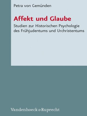 cover image of Affekt und Glaube
